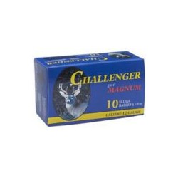 Challenger 12 Ga 2 3/4'' Slug 10/boite Challenger Slug & Buckshot