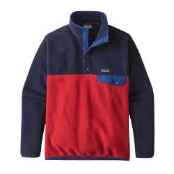 PTG MEN'S LIGHTWEIGHT SYNCH SNAP-T PULLOVER red