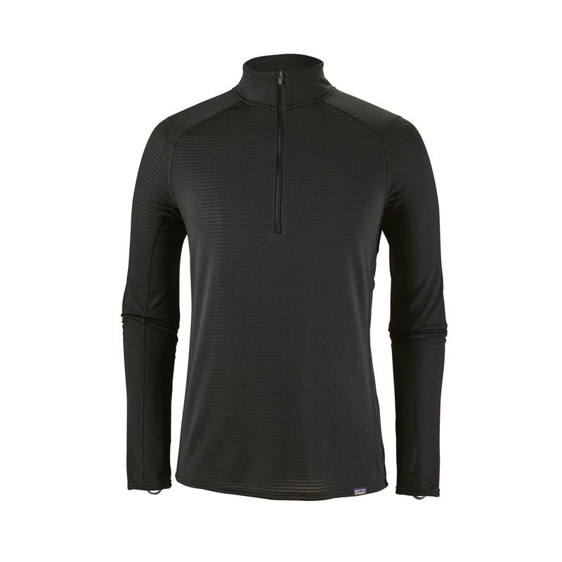 Patagonia : Men's Capilene® Thermal Weight Zip-Neck - Black Patagonia Patagonia