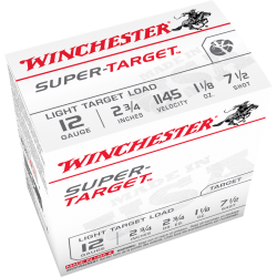 Winchester Super Target 12 Ga 2 3/4 No 7.5 1145 PS Winchester Ammunition Target & Hunting Lead