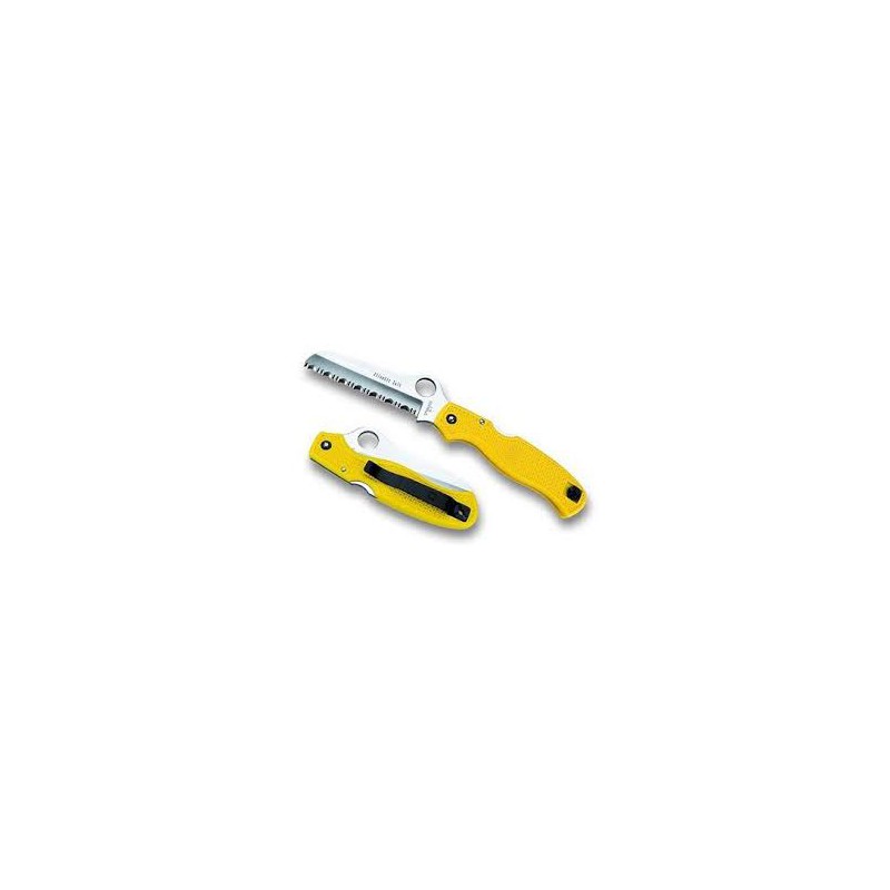 Spyderco Atlantic Salt Spyderedge couteau jaune Spyderco Couteaux