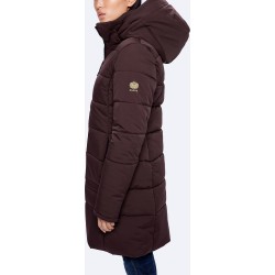 Kanuk Métèorite Winter coat with Fur collar for women - merlot Kanuk Kanuk