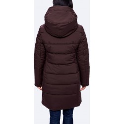 Kanuk Métèorite Winter coat with Fur collar for women - merlot Kanuk Kanuk