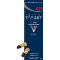 CCI 22 Short Target 29 gr LRN CCI Rimfire