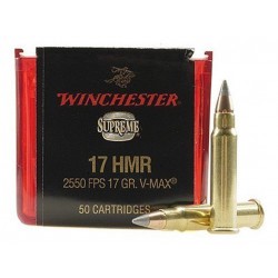 Winchester 17 HMR 17gr V-Max Winchester Ammunition Rimfire