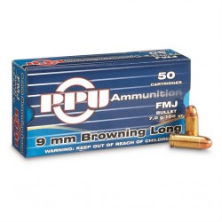 Prvi Partizan 9mm Browning Long 108 gr FMJ Prvi Partizan ( PPU) Autre Marque