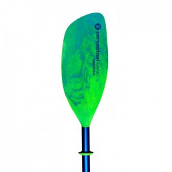 Pagaie Perception Universelle 230 cm (2 pièces) Lime/bleu - Perception - sporteque.ca