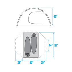 The North Face - STORMBREAK 2 Tent for two people THE NORTH FACE Tents